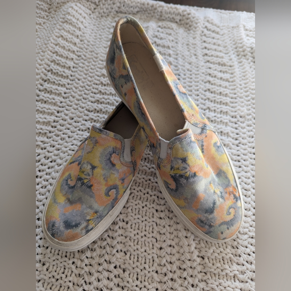 Tie-Dye Canvas Slip-On Keds